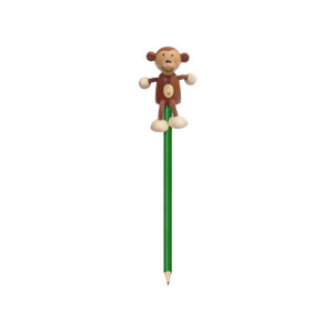 Creion cu figurina lemn Maimutica Fiesta Crafts FCP-5071 - Img 3
