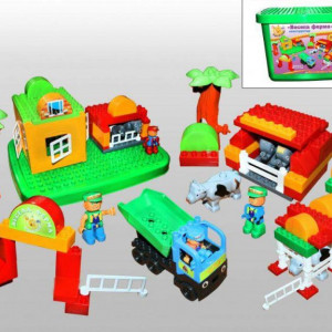 Cuburi constructie Funny Farm 154 buc 013888/06 - Img 2