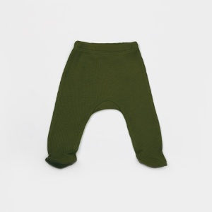 Cutie 4 piese pentru nou nascut - 100% bumbac organic - Verde, BabyCosy - Img 6