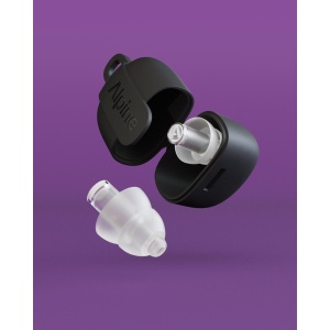 Dopuri de urechi cu filtru muzical profesional pentru festivaluri si concerte, 3 dimensiuni incluse (S/M/L), protectie zgomote SNR 21dB, reutilizabile, transparente, ALPINE PartyPlug PRO 2025 ALP20057 - Img 5