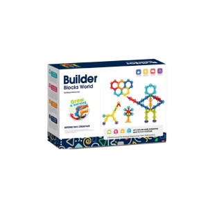 Joc de constructie STEAM - Floricele colorate (80 piese) - Img 3