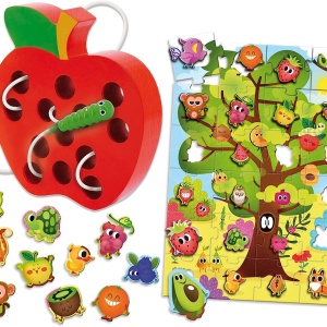 Joc Montessori 2 in 1 - Fructe - Img 3