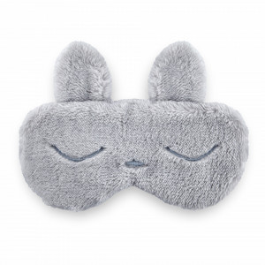 Masca bebelusi pentru somn BabyJem Sleeping Bunny (Culoare: Ecru) - Img 4