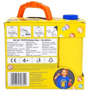 Mega galetusa cu 3 inele mari si 1L solutie baloane de sapun Pustefix Bubble Toys STPX635 - Img 5