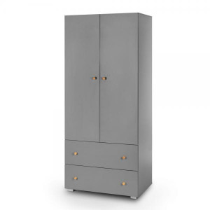 Mobilier camera copii si bebelusi KLUPS Pauline Graphite Natur 2 - Img 4