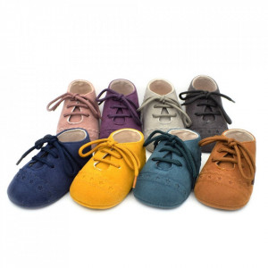 Pantofiori eleganti bebelusi (Marime: 12-18 Luni, Culoare: Mustar) - Img 3