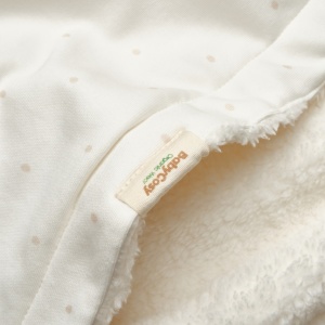 Paturica pentru nou nascut, 100% bumbac organic, TeddyBear, BabyCosy - Img 6