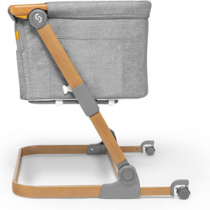 Patut 3 in 1 co-sleeping Natt, Normandic Wood, wood-gri, Skiddou - Img 8