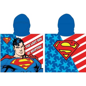 Poncho cu gluga Superman 55x110 cm EPLUSM EPMSUP5246275 - Img 3