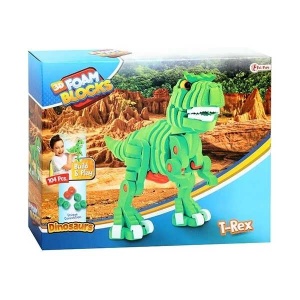 Puzzle 3D Spuma Dino T-Rex 104 piese Toi-Toys TT43542A - Img 5