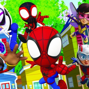 Puzzle de colorat - Distractie cu paienjenelul Marvel si prietenii lui uimitori (24 piese) - Img 2