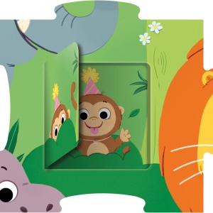 Puzzle deschide ferestrele - Jungla ( 20 piese) - Img 3