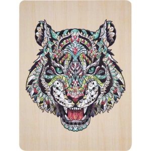 Puzzle Lemn Tigru, 135 piese, 30x22.5 cm Grafix GR400062 - Img 3