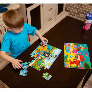 Puzzle Lumea Dinozaurilor 24 piese Roter Kafer RK6020-08 - Img 3