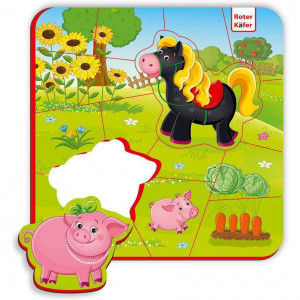 Puzzle magnetic Ferma Calut si Purcelusi Roter Kafer RK5010-08 - Img 2