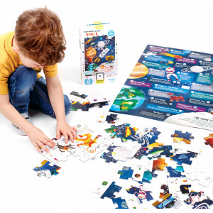 Puzzle Spatiu 60 piese, 48x68cm Banana Panda BP33666 - Img 4