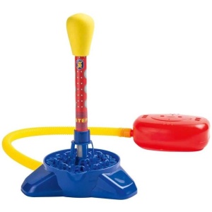 Racheta care face baloane de sapun Bubble-Rocket, cu solutie baloane 220 ml Pustefix Bubble Toys STPX858 - Img 2