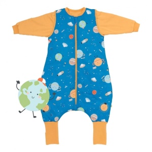 Sac de dormit cu picioruse si maneca lunga detasabila Space 110 cm + manseta 1.0 Tog