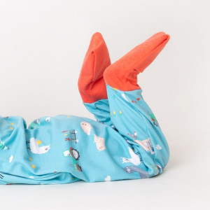 Sac de dormit cu picioruse si talpa antiderapanta Farmyard 120 cm 1.0 Tog - Img 4
