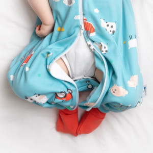 Sac de dormit cu picioruse si talpa antiderapanta Farmyard 80 cm + manseta 1.0 Tog - Img 3