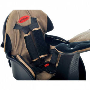 Scaun bicicleta copii Deluxe, Pozitie montare Centru, 15 Kg si Casca Protectie XS 44-48 Penguin WeeRide WR03SKPG - Img 5