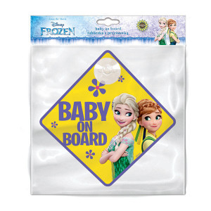 Semn de avertizare Baby on Board Frozen Seven SV9611 - Img 2