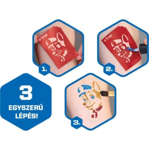Set 12 sabloane pentru tatuaje temporare Paw Patrol Tytoo KKCSP4430059 - Img 5