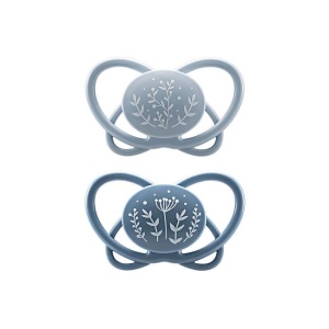 Set 2 Suzete MyButterfly din silicon, forma anatomica, simetrica, tetina ortodontica flexibila, cu cutie de transport si sterilizare, 5-18 luni, nip first moments 31611 - Img 2