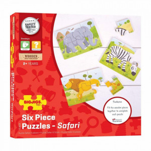 Set 3 puzzle din lemn - Jungla Vesela - Img 5