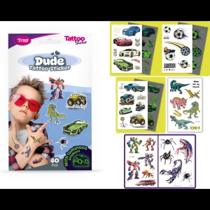 Set 40 tatuaje temporare tip autocolante Baieti Tytoo KOPXX1800013 - Img 6