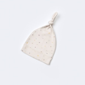 Set 5 piese pentru nou nascut - 100% bumbac organic - Crem cu buline, BabyCosy - Img 7