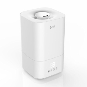 Umidificator cu ultrasunete Airbi CUBOID, afisaj umiditate, temporizator, difuzor aromaterapie, mod nocturn, alb, BI1511 - Img 5