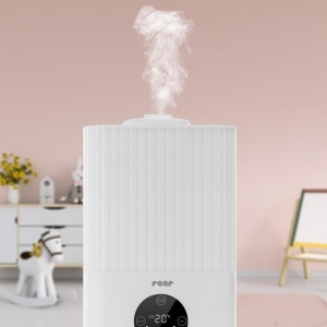 Umidificator ultrasunete cu automatizare si lumina de noapte, telecomanda , afisaj temperatura si umiditate, temporizator, Reer 94060 - Img 6