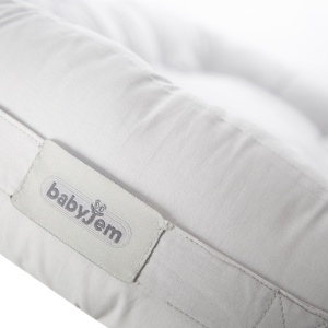 Babynest cu bara de jucarii, BabyJem, gri - Img 4