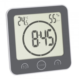 Ceas digital cu timer si termohigrometru pentru bucatarie si baie TFA 60.4001.10 - Img 3