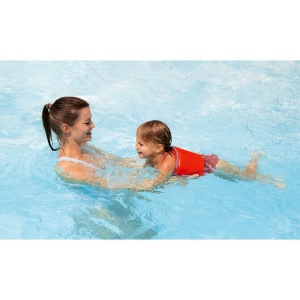 Centura de inot din neopren pentru copii, ajustabila, 15–30 kg (2-6 ani), rosie, Reer MySwimBuddy Swim Belt, 66054 - Img 4