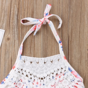 Costum de baie cu talie inalta si dantela Drool - Img 2