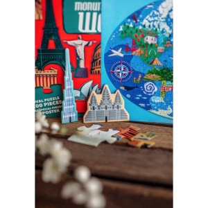 Cunoaste si exploreaza - Puzzle Monumentele lumii (200 piese) - Img 4