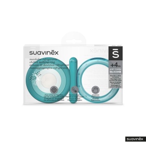 Inel de dentitie cu apa Fluture, albastru, Suavinex - Img 3