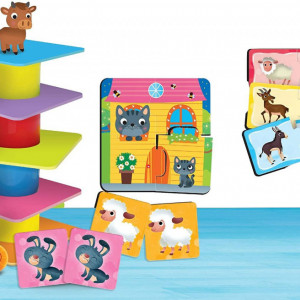 Joc de logica 4 in 1 - Animalute jucause - Img 3