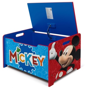 Ladita din lemn pentru depozitare jucarii Mickey Mouse - Img 2