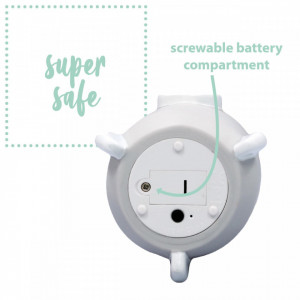 Lampa de veghe cu LED, cu oprire cronometrata, forma racheta, gri, Lumilu Sweet Dreams Rocket, Reer 52271 - Img 6