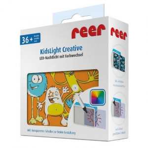 Lampa de veghe cu leduri colorate KidsLight Creative „Monstrii” REER 5276 - Img 2