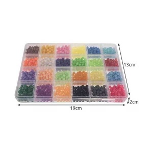 Margele de apa 2800 buc cu accesorii, lipire prin stropire cu apa Kruzzel MY18255 - Img 3