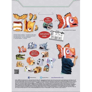 Masca 3D Peste Clovn Fiesta Crafts FCT-3054 - Img 4