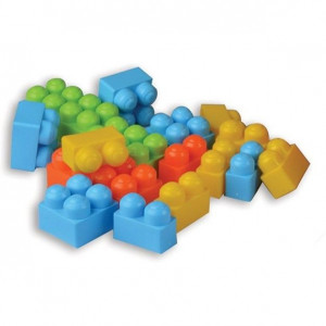 Masina pompieri 43 cm cu 38 piese constructie, in cutie Ucar Toys UC85 - Img 5