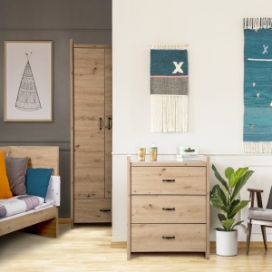 Mobilier Camera copii Si Bebelusi KLUPS AMELIA Oak