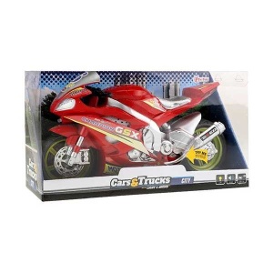 Motocicleta de Curse cu Lumini si Sunete 30 cm Toi-Toys TT29210Z - Img 5