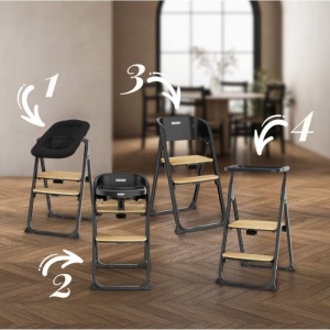 Neno Sapori Black scaun de hranire multifunctional 4 in 1 - Img 3