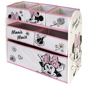 Organizator jucarii cu cadru din lemn Minnie Mouse - Img 2
